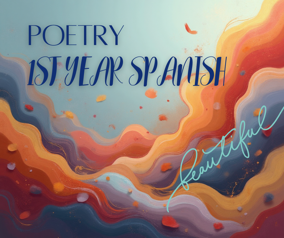 pOETRY 1ST YEAR SPANISH