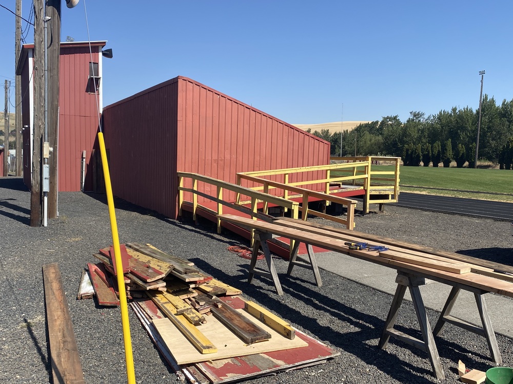 Wheelchair ramp build