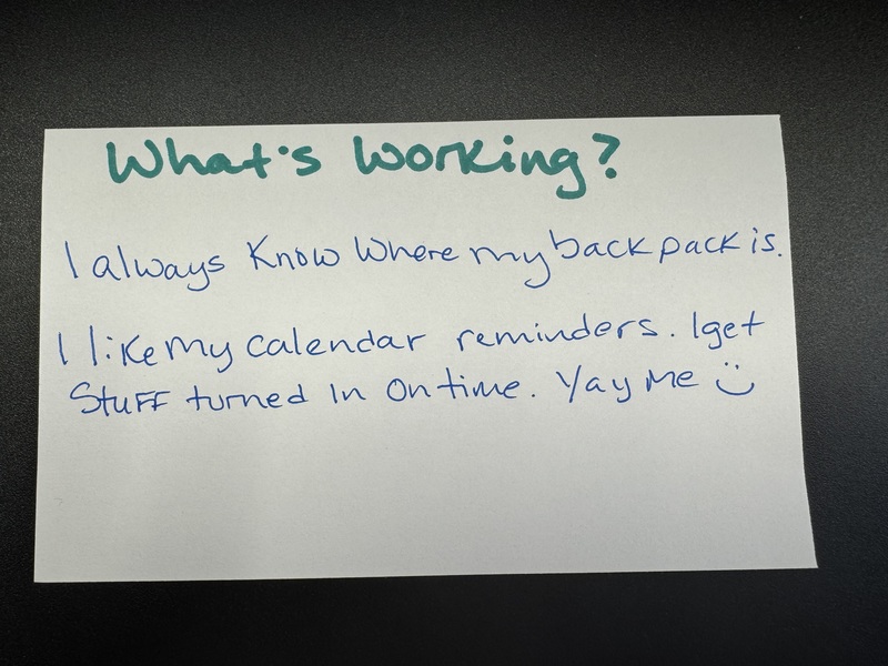 What's working?