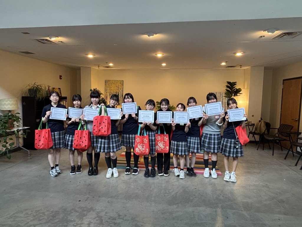 Photo of students from Japan
