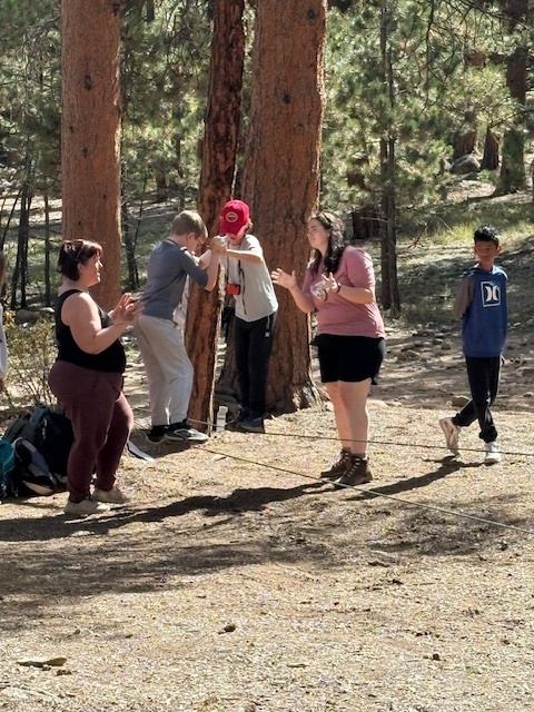 Students at camp