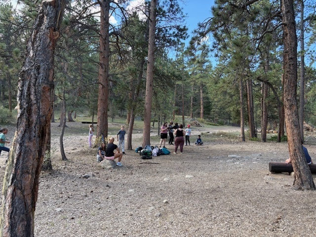 Students at camp