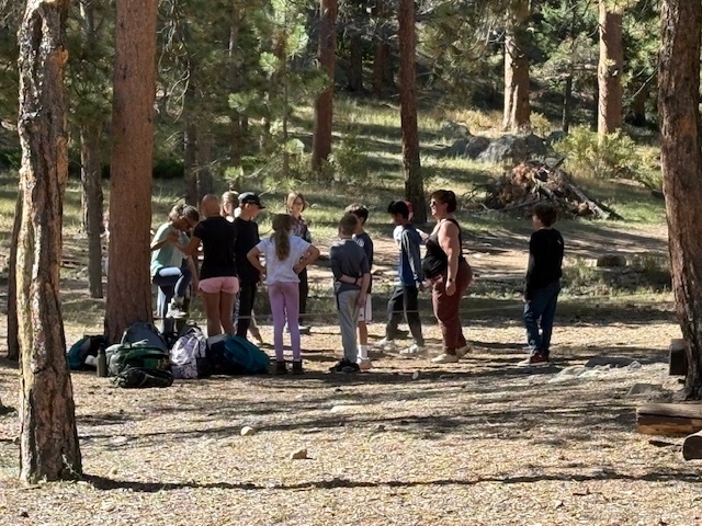 Students at camp