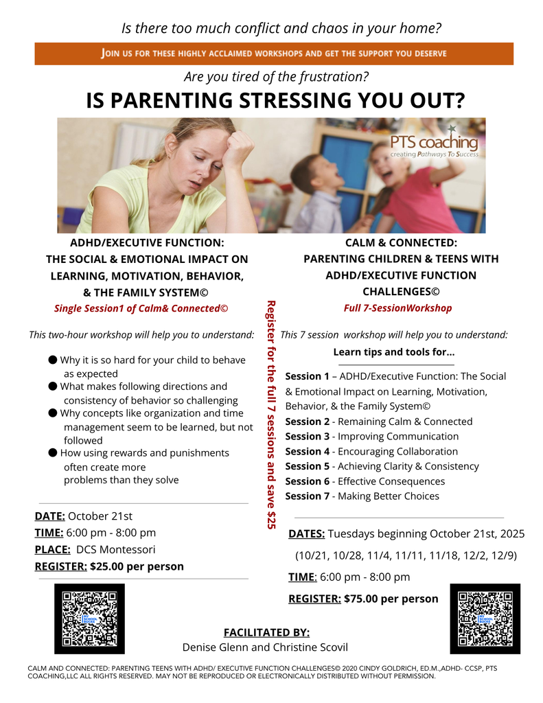 Class flyer with details and sign up information