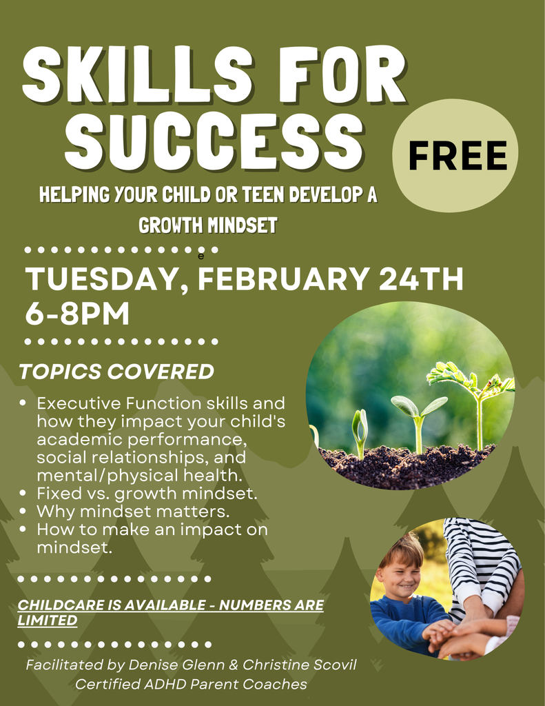 Flyer with class information, also included online.