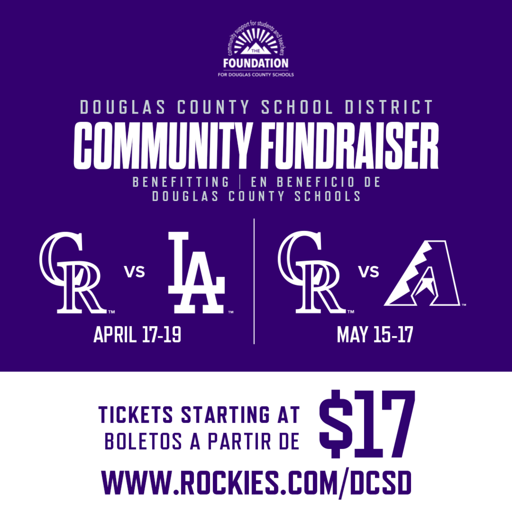 Information to purchase tickets at www.rockies.com/dcsd