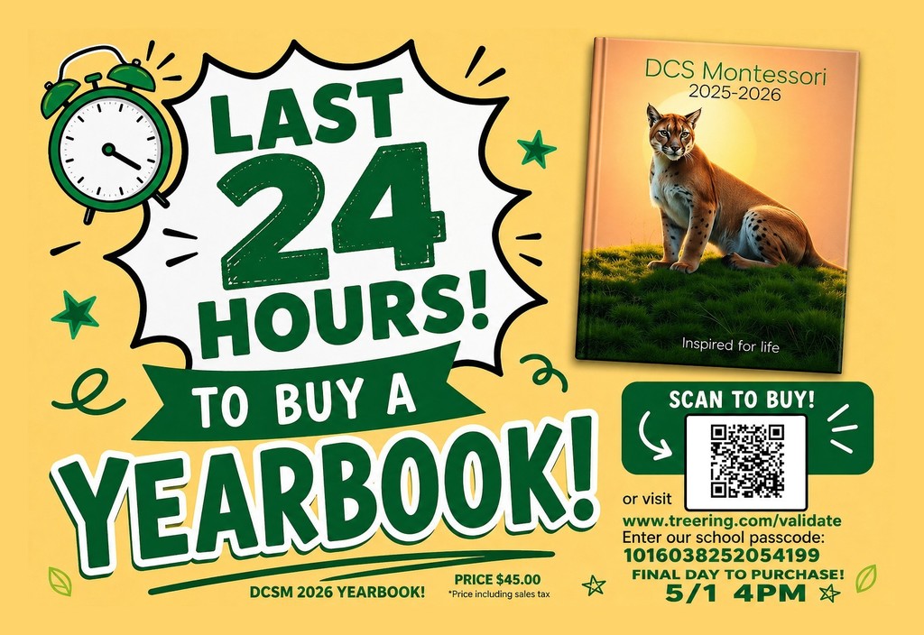 last  24 hrs to Buy your yearbook!