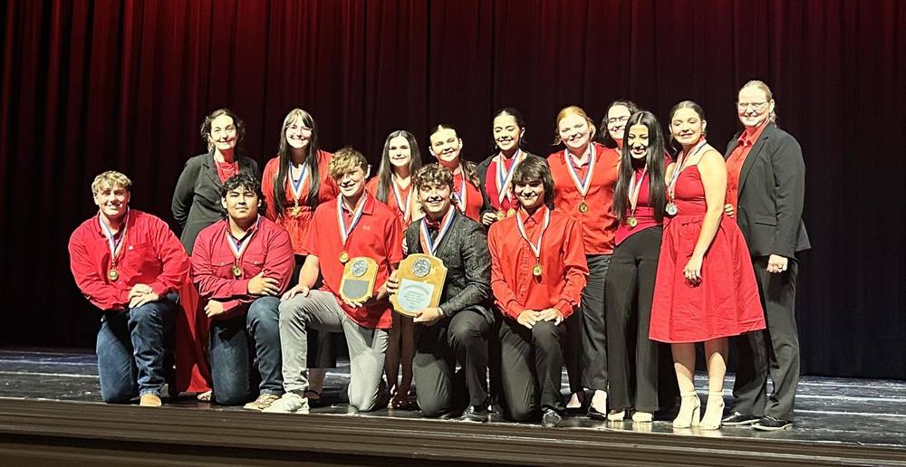 OAP group picture at Area competion