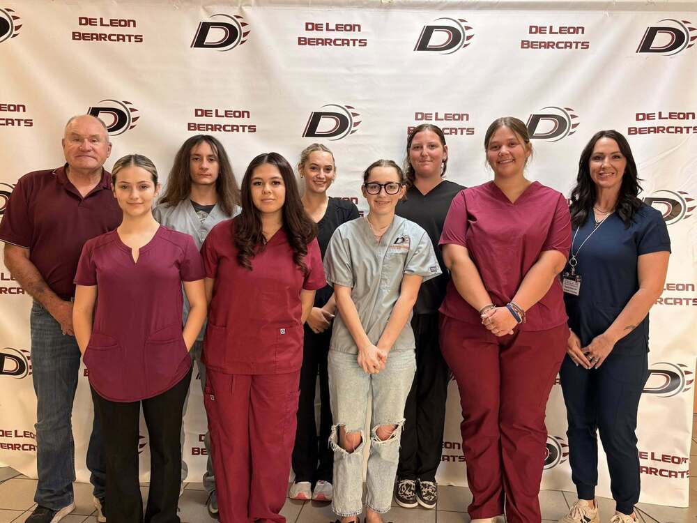 instructor, 7 interns and nurse