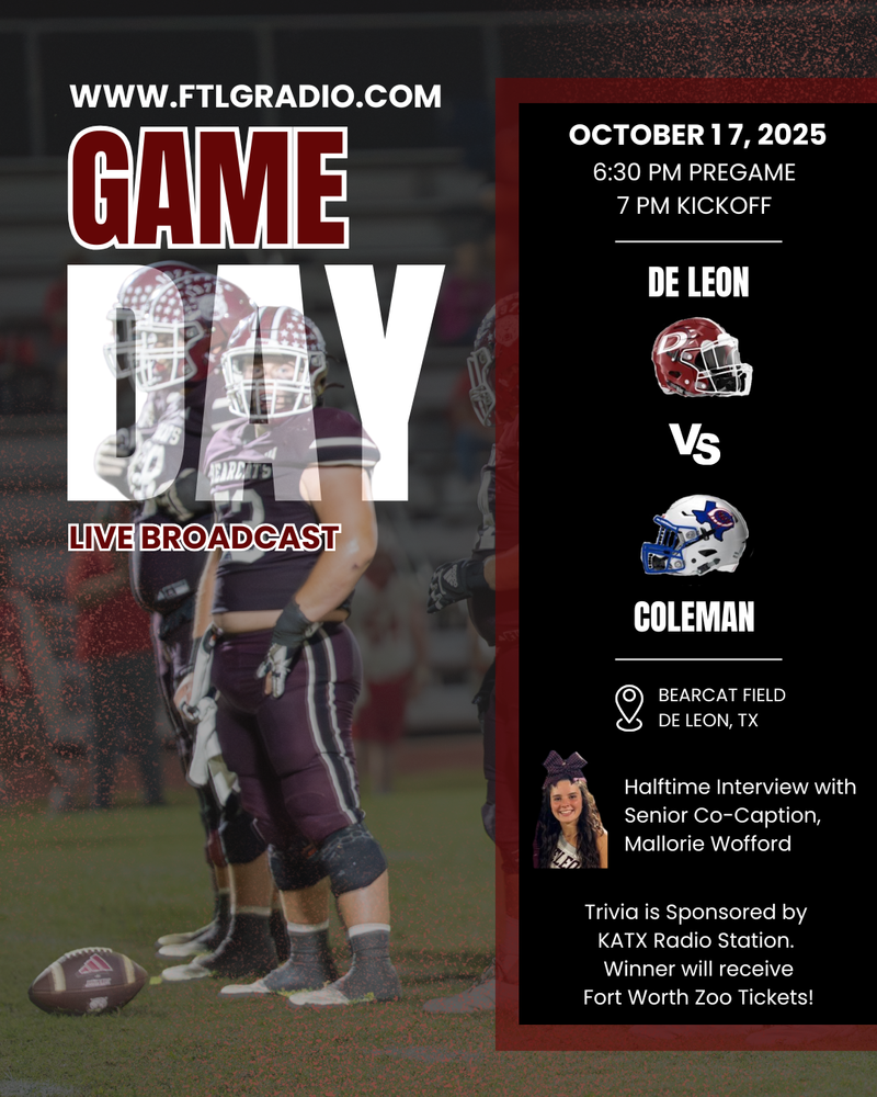 de leon vs coleman game day flyer