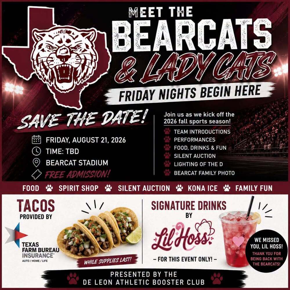 Meet the bearcats and lady bearcats flyer
