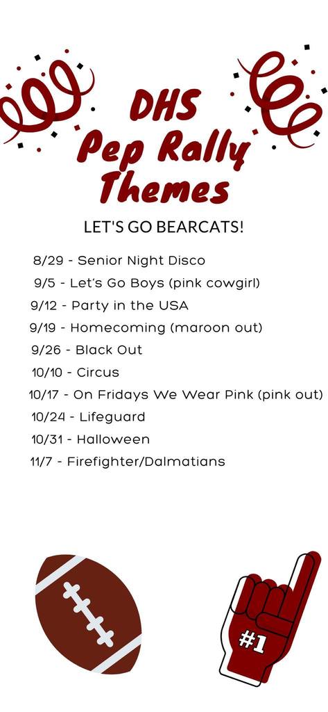 dhs pep rally themes for 2025