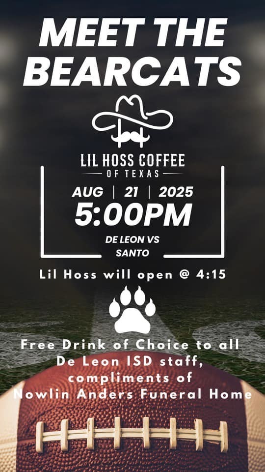 meet the bearcats lil hoss coffee flyer
