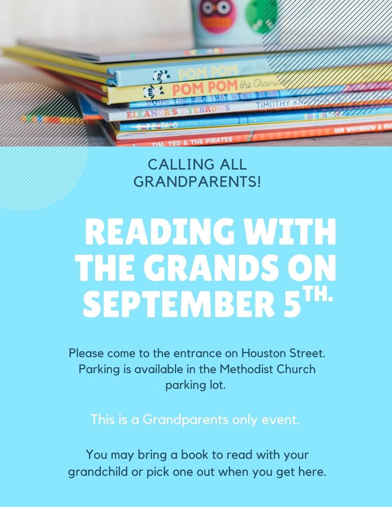 calling all grandparents elementary flyer