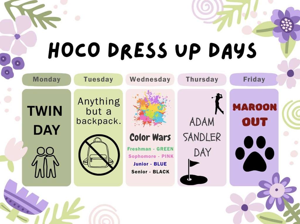HOCO DRESS UP DAYS