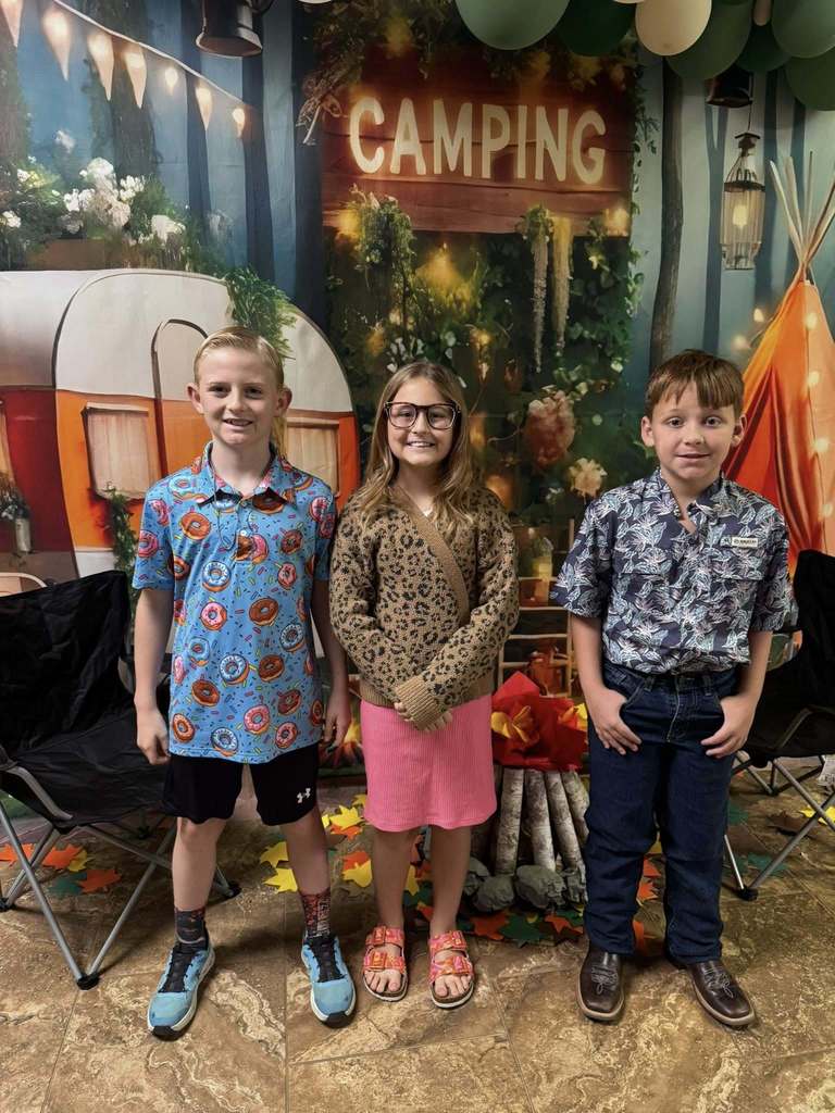 three student campers of the week