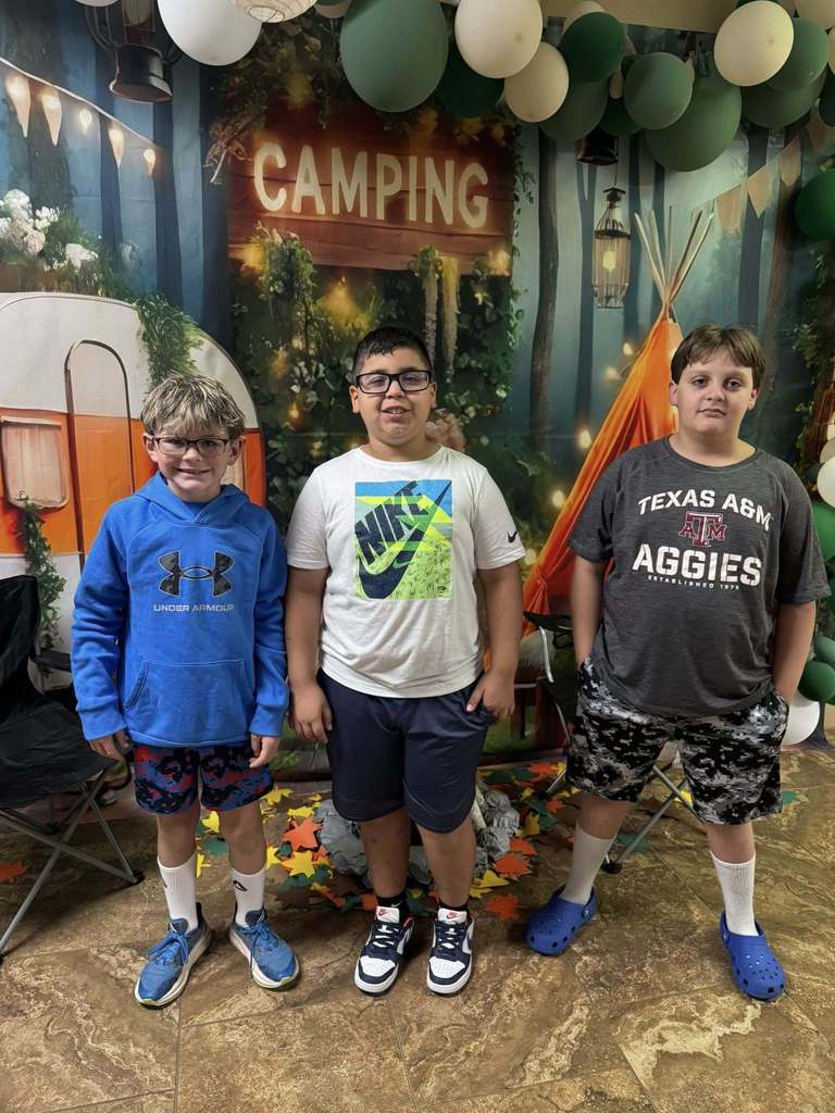 three student campers of the week
