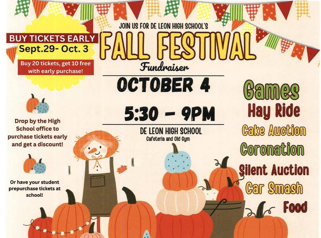 fall festival flyer reminder