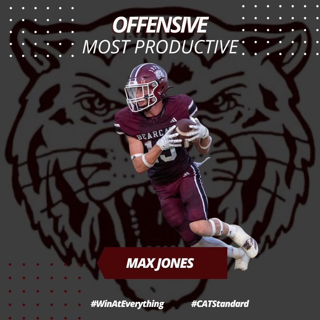 offensive most productive player max jones