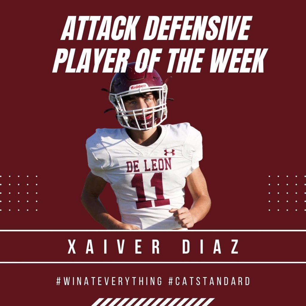 attack defensive player of the week