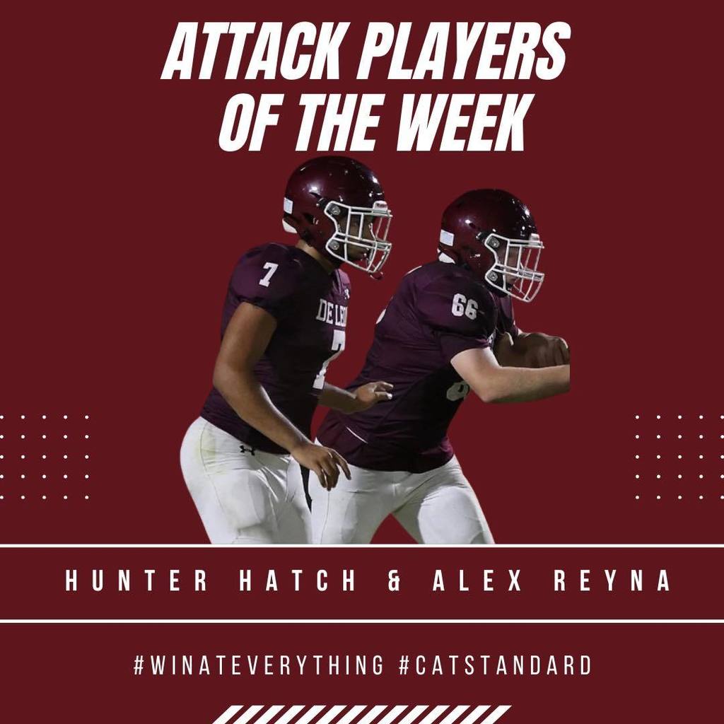 attack players of the week hunter hatch and alex silva