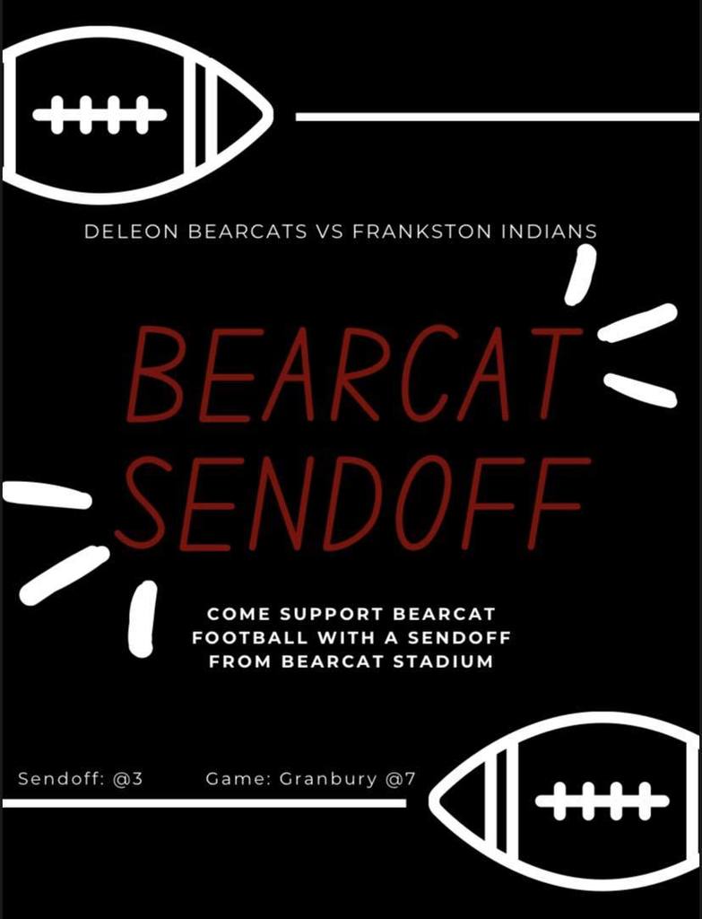 bearcat sendoff flyer