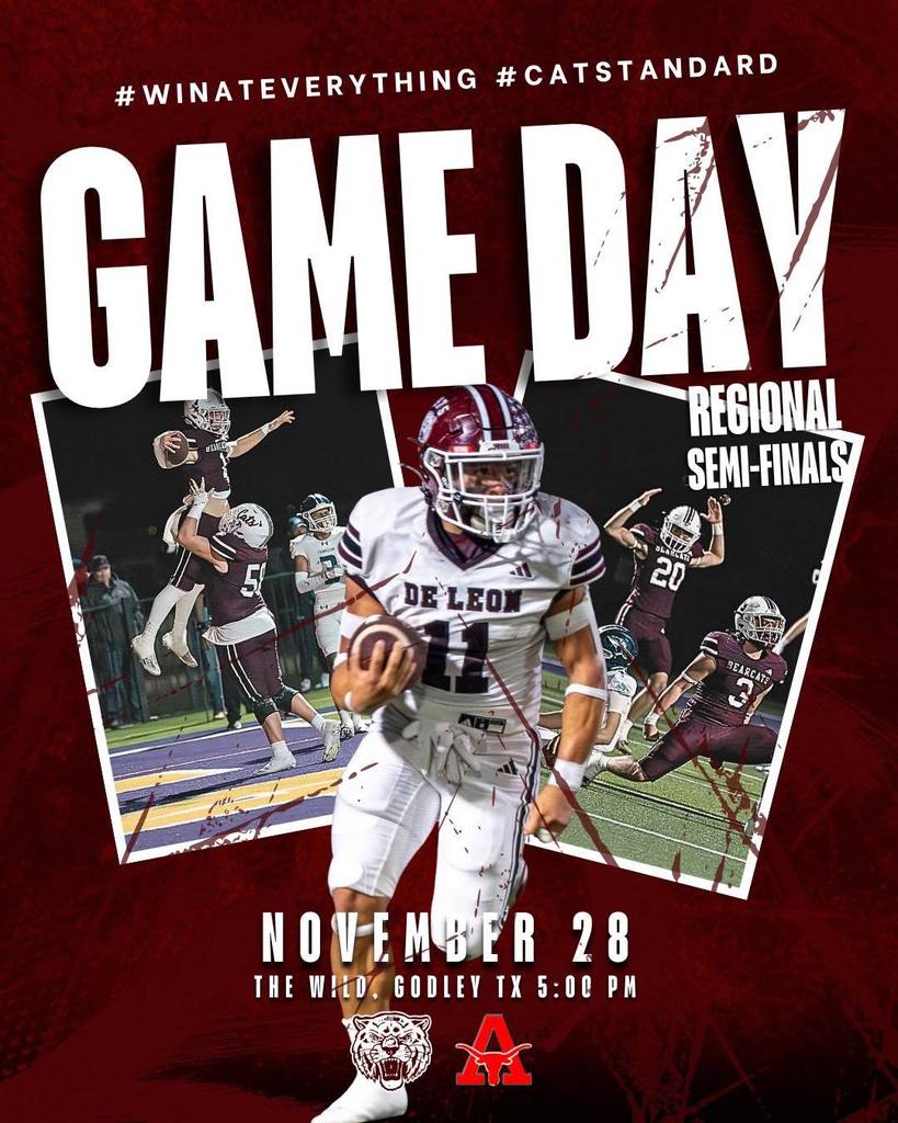 GAME DAY FLYER FOR TODAY'S GAME AGAINST AXTELL