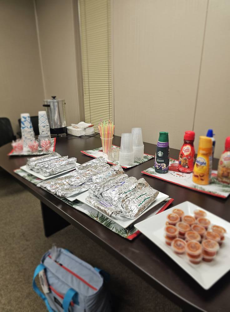 breakfast burrito bar