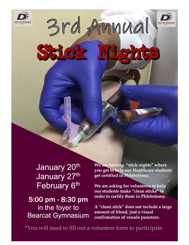 3rd annual stick nights flyer