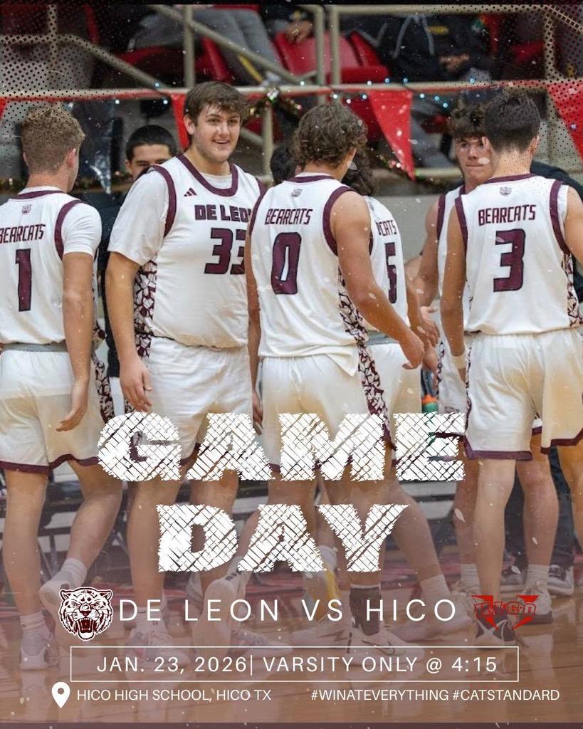 boys game day vs hico graphic promo