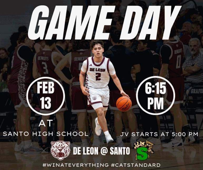 boys basketball at santo game day promo