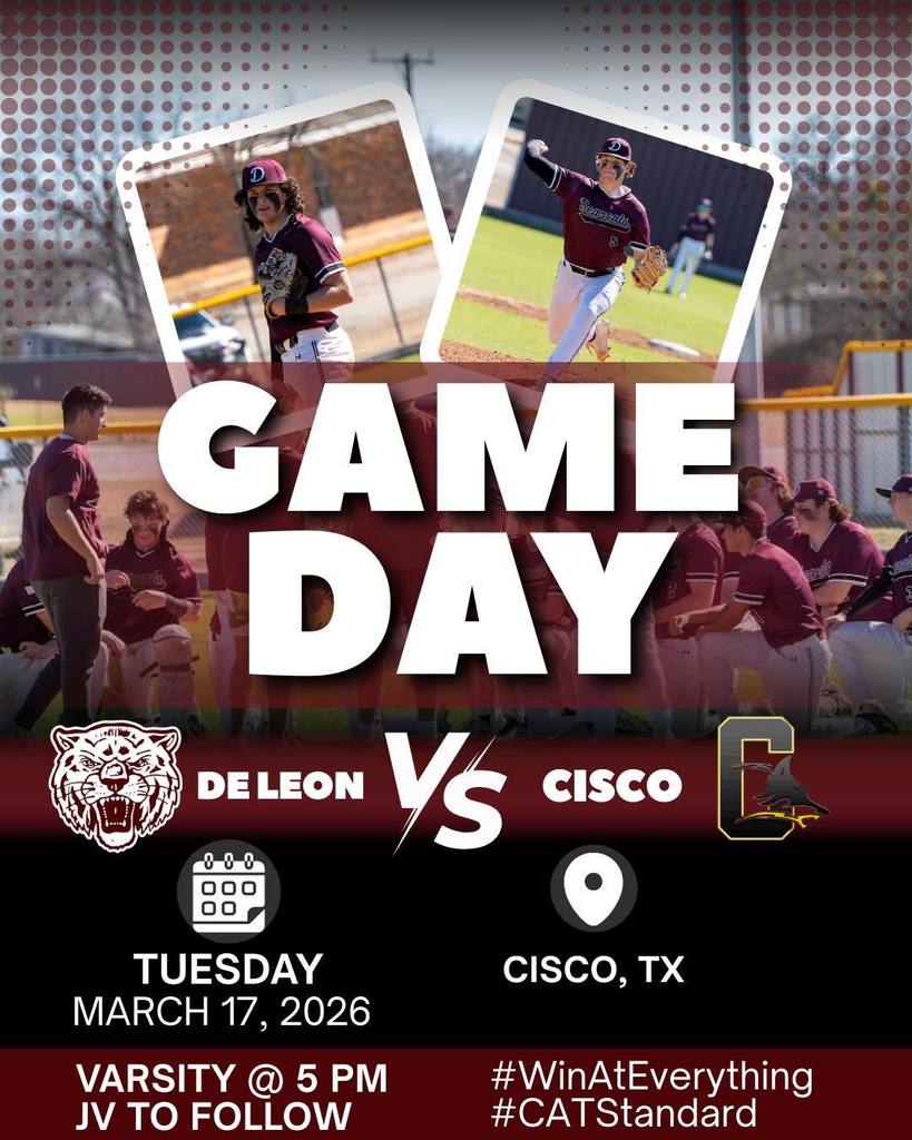 bearcat baseball game day vs cisco flyer