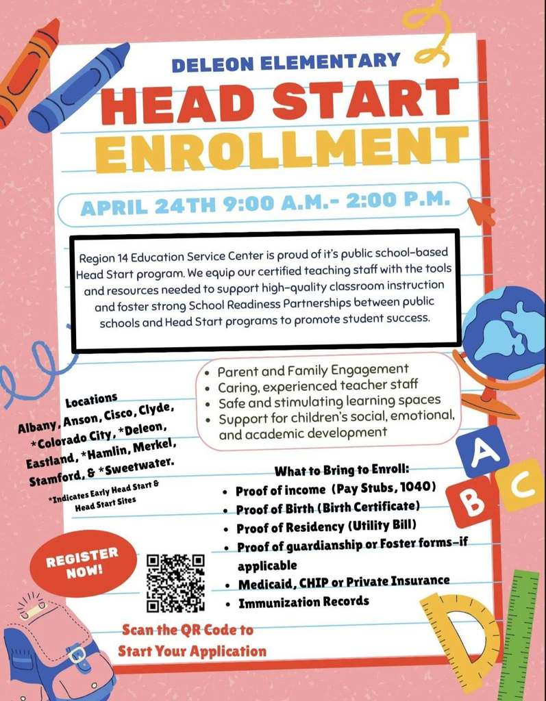 head start enrollment flyer