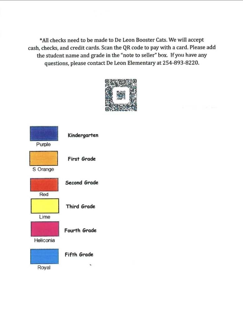 des field day order form part two