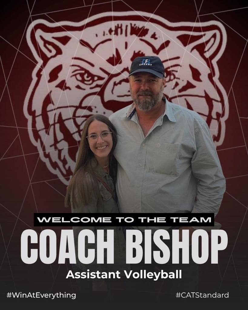 welcome to the team coach bishop text with a picture of brooke and her partner
