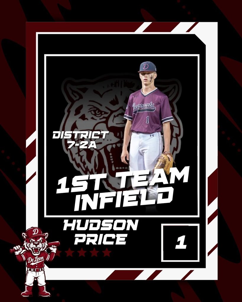 district 7-2a 1st team infield hudson price