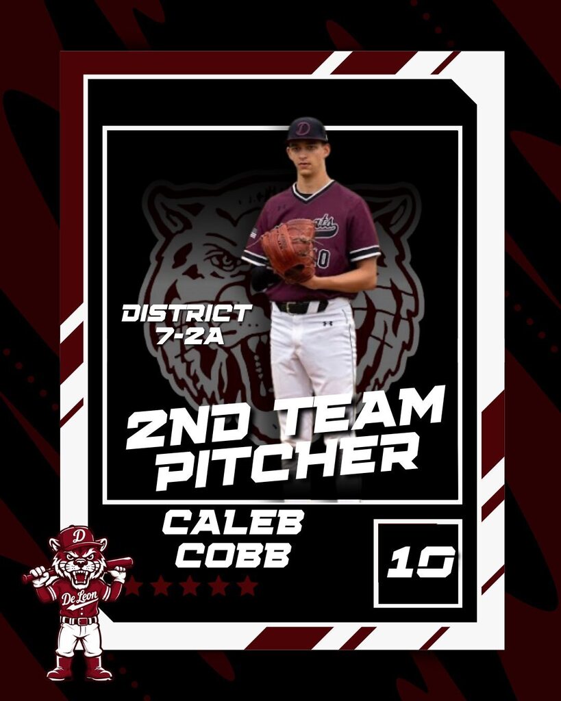 district 7-2a 2nd team pitcher caleb cobb