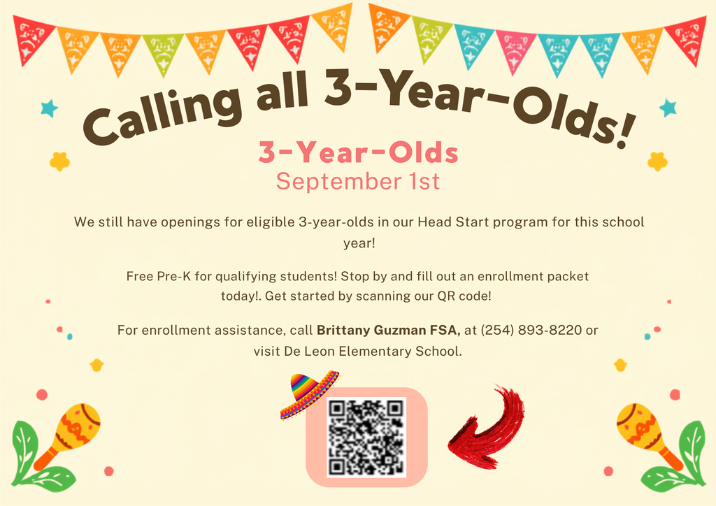 head start enrollment flyer with fiesta theme