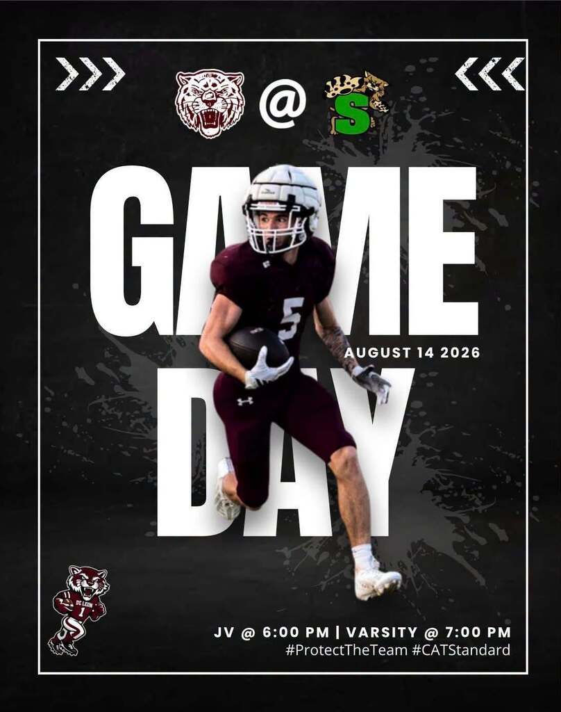football game day promo flyer