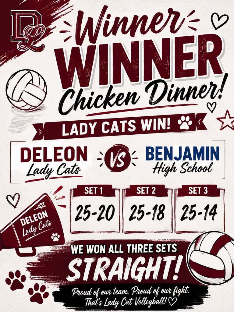 lady cats winner winner chicken dinner win poster vs benjamin