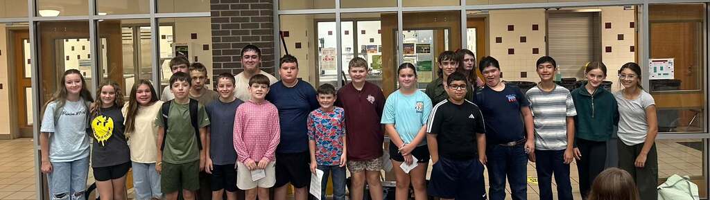 group picture of cubcats of the week for the month of RESPECT