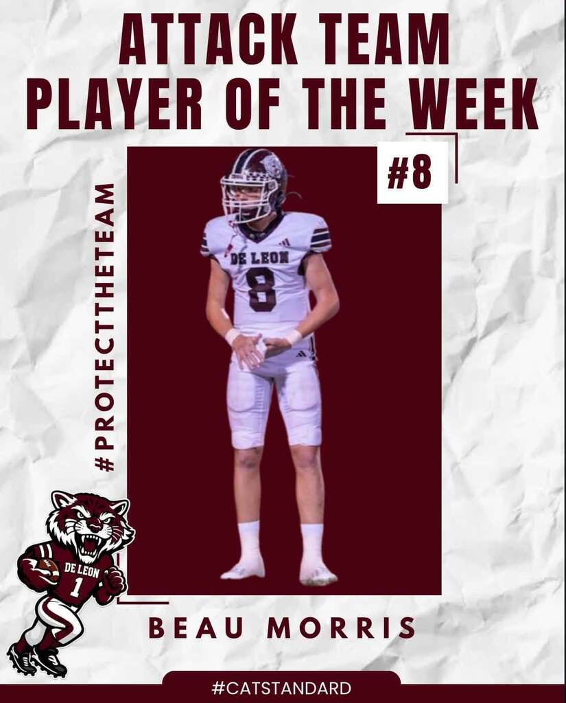 attack team player of the week beau morris