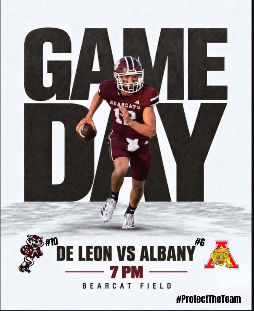varsity football game day flyer