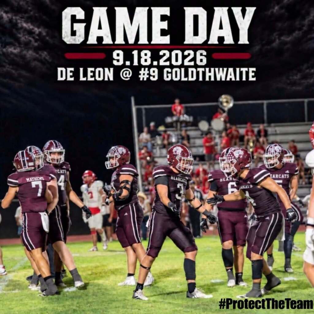 football game day promo against goldthwaite friday sept. 18