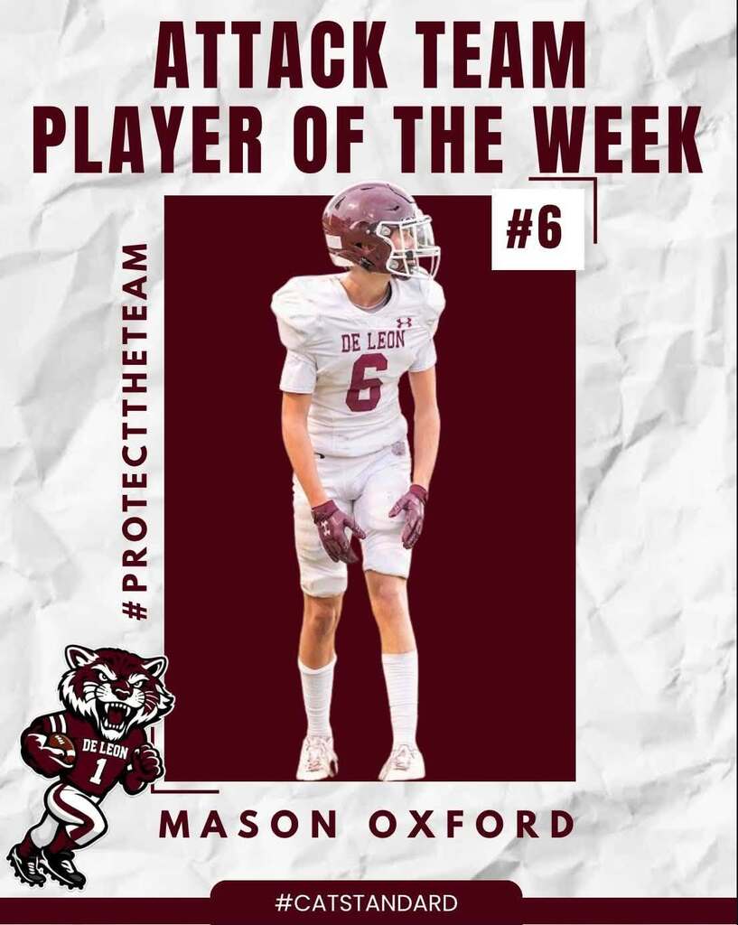 attack team player of the week mason oxford