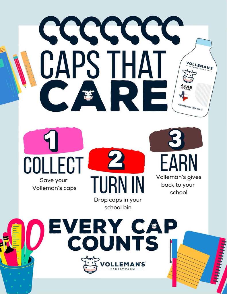 volleman's caps that care contest flyer