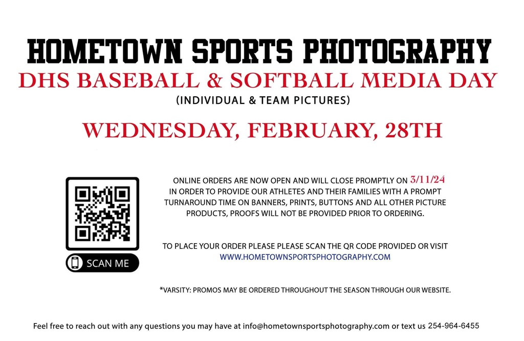 media day text info