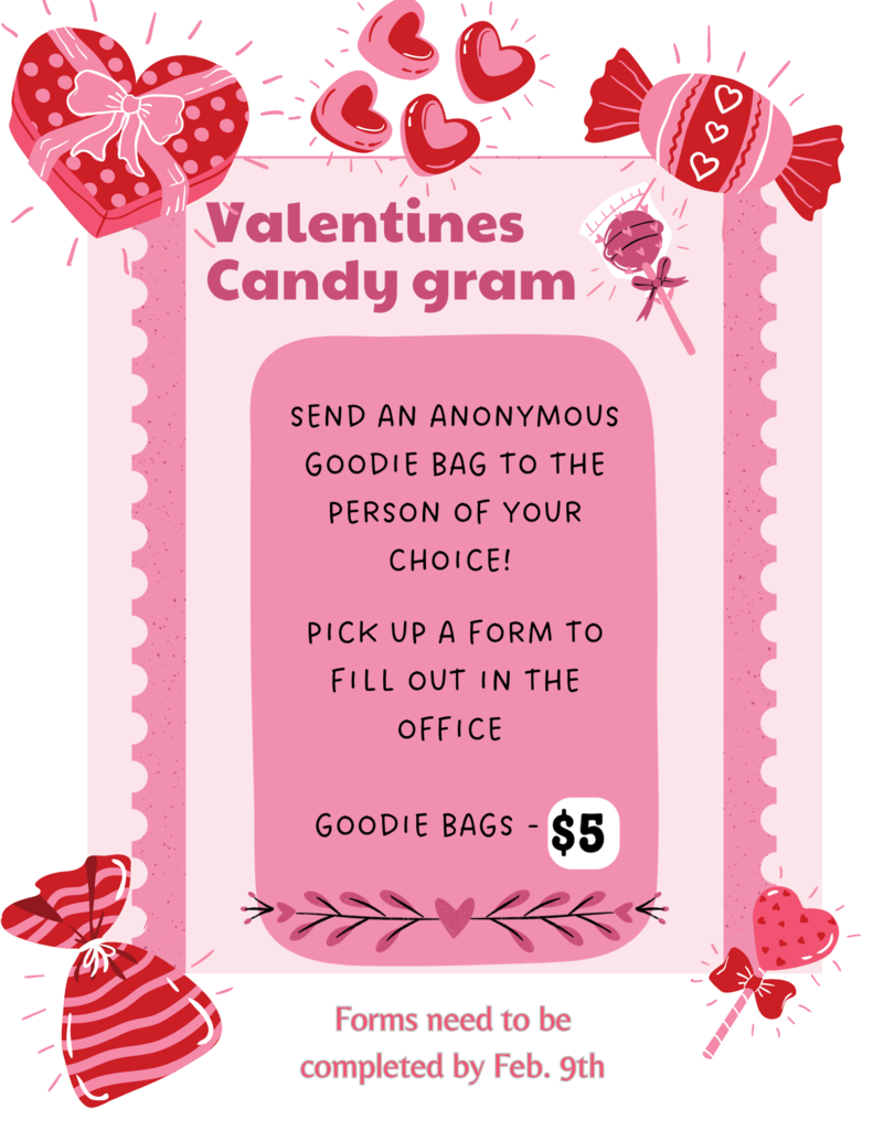 candy gram flyer