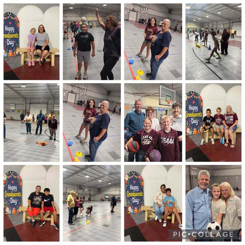 picture grid of students and their grandparents