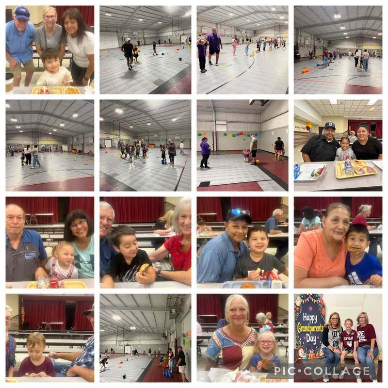 picture grid of students and their grandparents